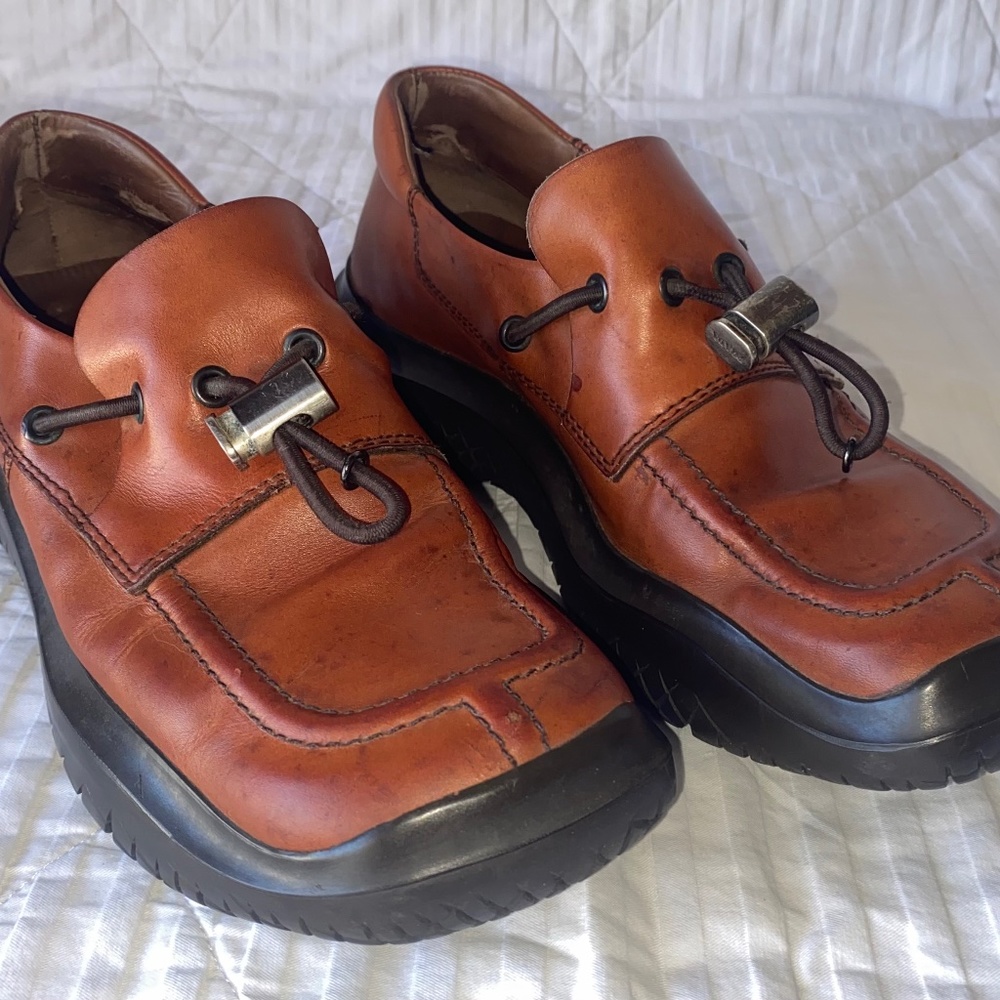 Prada Women’s Slip-On Loafer w/Vibram sole 90s style